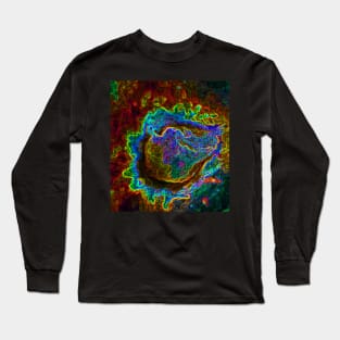 Black Panther Art - Glowing Edges 128 Long Sleeve T-Shirt